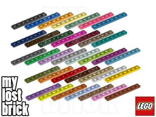 Lego part 3460 plates 1x8 - 3460,