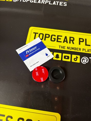 Magnetic number plate - plate, kit