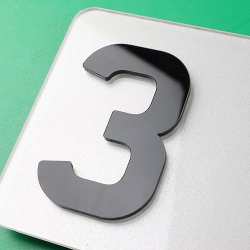 Acrylic 3mm 4d number - to,