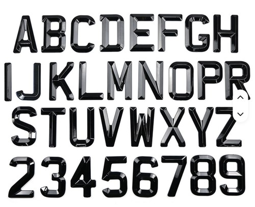 Retro bevelled digits - digits, 4d