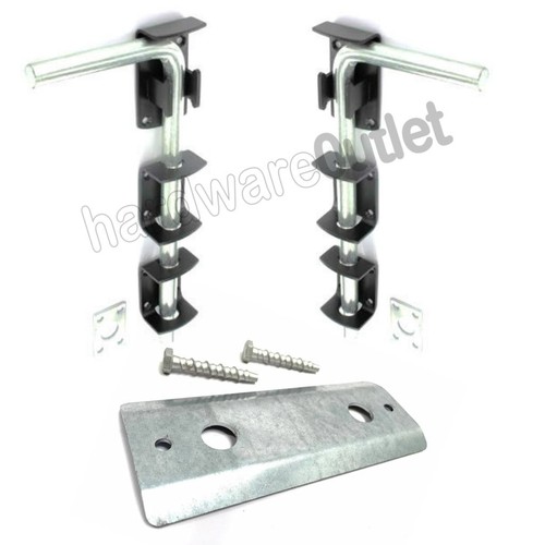 Single double drop bolt - single, base