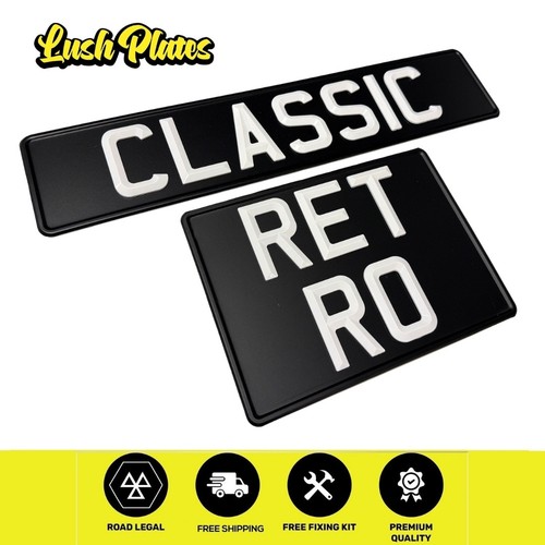 Black white retro number - 4d,