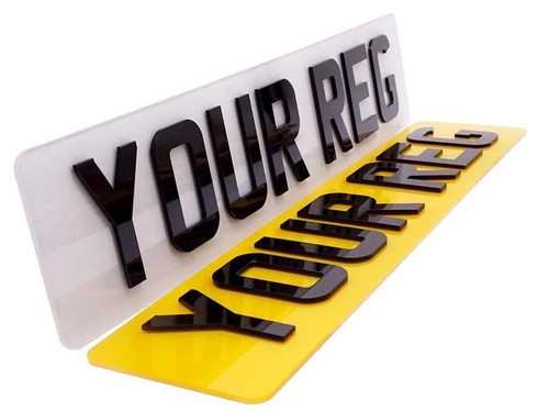 Single number plates uk - number,