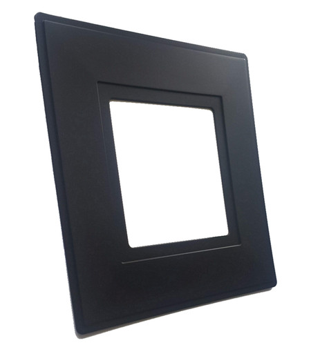 Black single light switch - single,