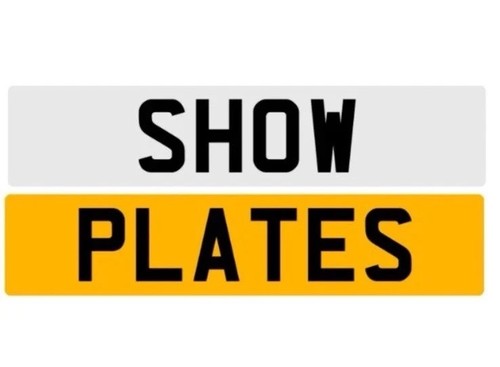 Acrylic number plates - number,