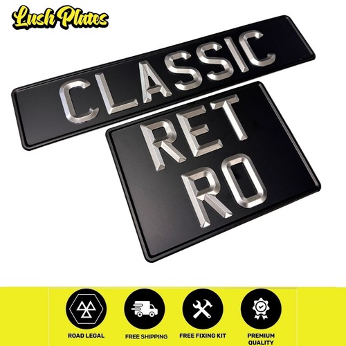 Black silver retro number - black,