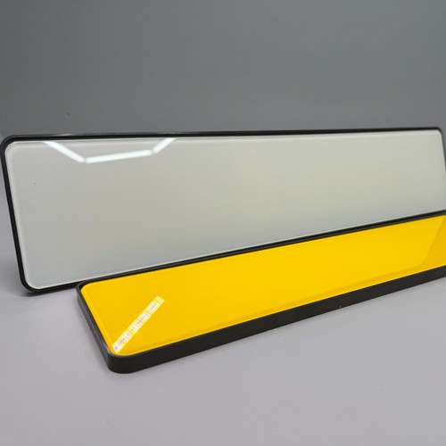 Single slim number plate - slim,