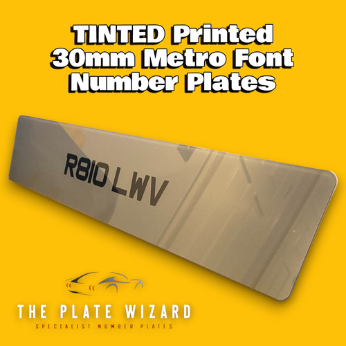 Single tinted metro - tinted, font