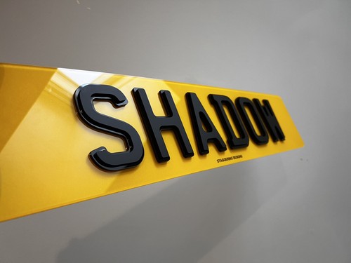 Shadow number plates show or - plates,