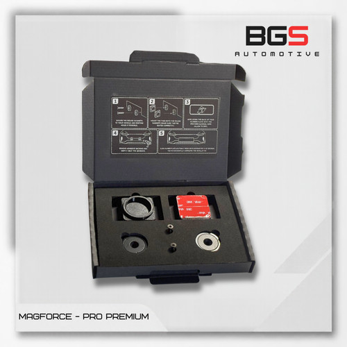 Magnetic number plate holders - number,