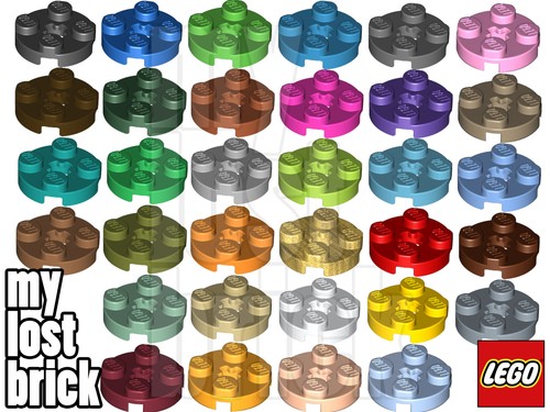 Lego part 4032 plate round - part,