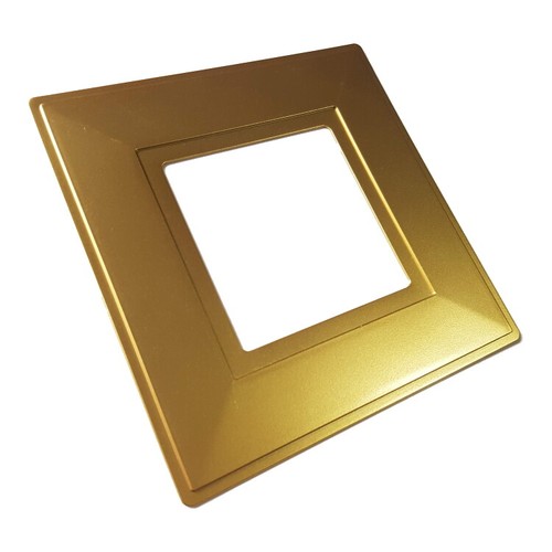 Gold single light switch - light,