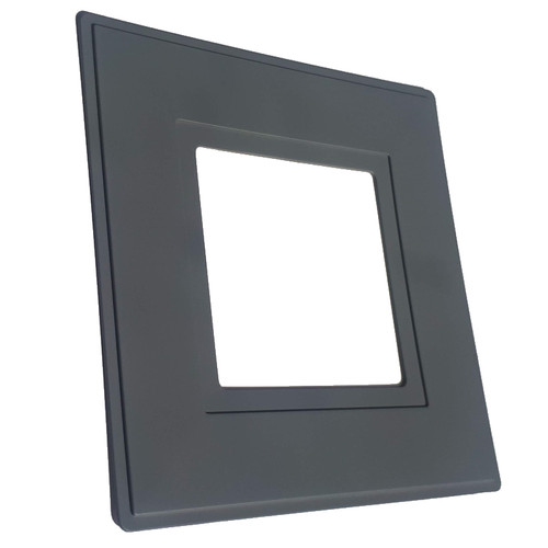 Grey single light switch - grey,